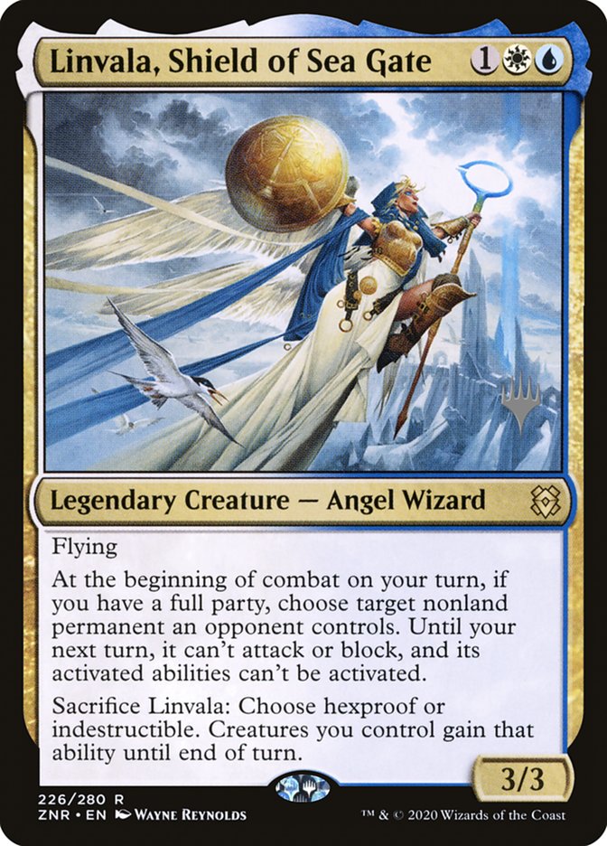 Linvala, Shield of Sea Gate (Promo Pack) [Zendikar Rising Promos] | Webway Games