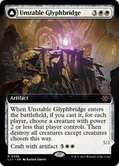 Unstable Glyphbridge // Sandswirl Wanderglyph (Extended Art) [The Lost Caverns of Ixalan] | Webway Games