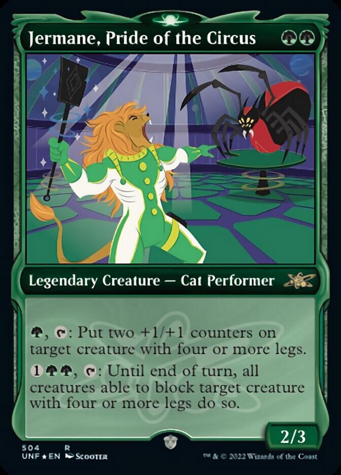 Jermane, Pride of the Circus (Showcase) (Galaxy Foil) [Unfinity] | Webway Games