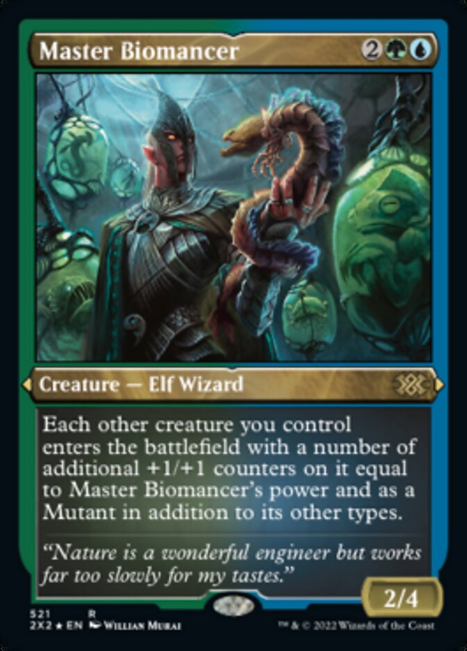 Master Biomancer (Foil Etched) [Double Masters 2022] | Webway Games