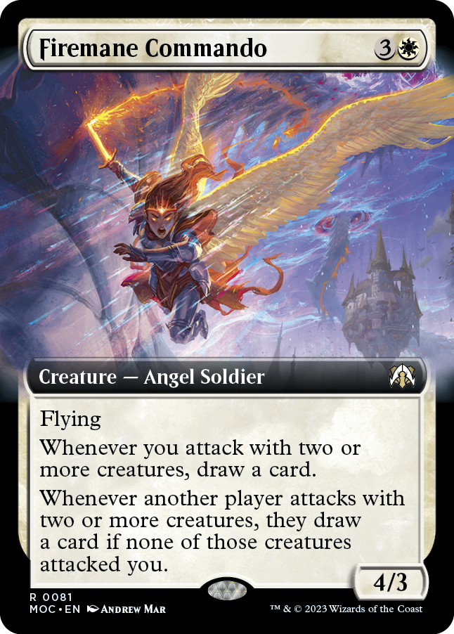 Firemane Commando (Extended Art) [March of the Machine Commander] | Webway Games