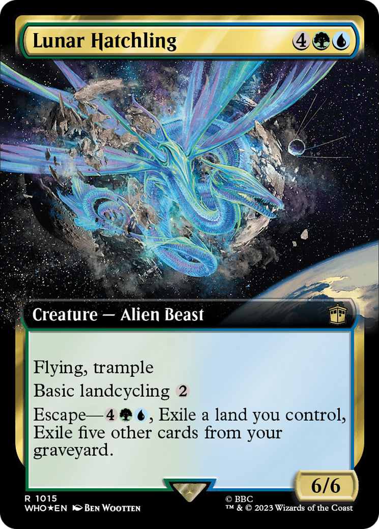 Lunar Hatchling (Extended Art) (Surge Foil) [Doctor Who] | Webway Games