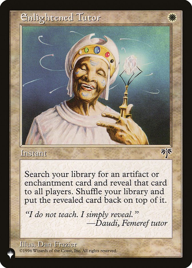 Enlightened Tutor [The List] | Webway Games