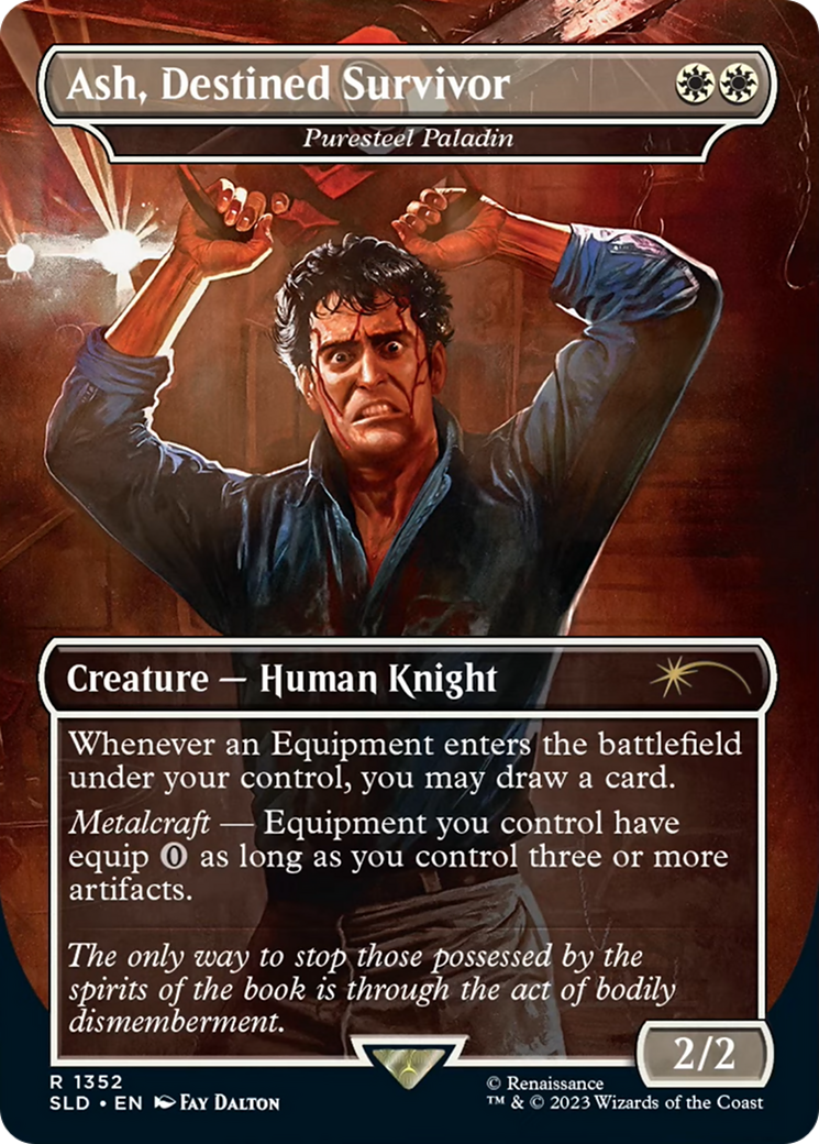 Ash, Destined Survivor - Puresteel Paladin [Secret Lair Drop Series] | Webway Games