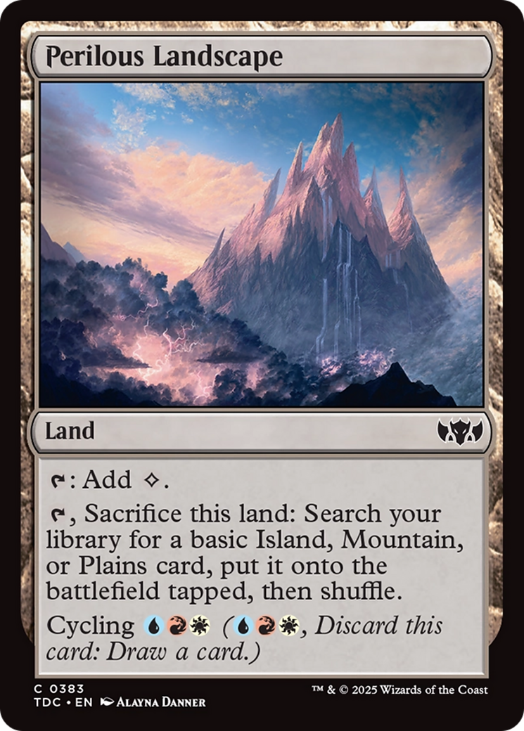 Perilous Landscape [Tarkir: Dragonstorm Commander] | Webway Games