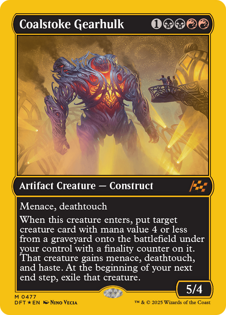 Coalstoke Gearhulk (First-Place Foil) [Aetherdrift] | Webway Games