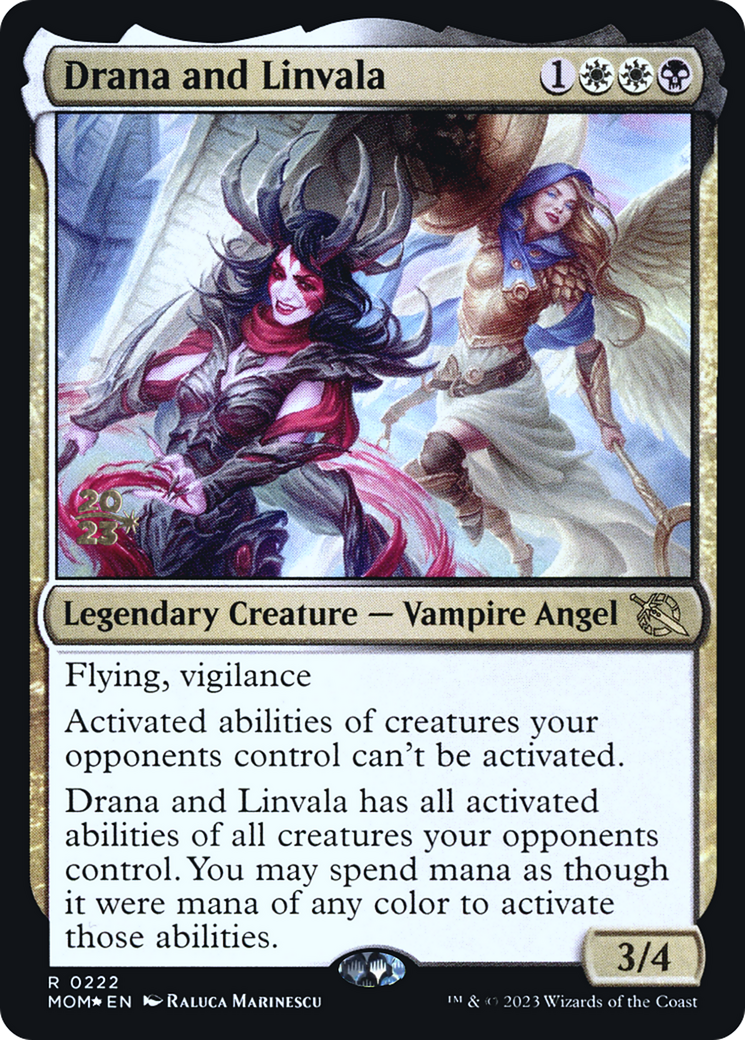 Drana and Linvala [March of the Machine Prerelease Promos] | Webway Games