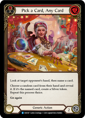 Pick a Card, Any Card (Red) [EVR167] (Everfest)  1st Edition Rainbow Foil | Webway Games