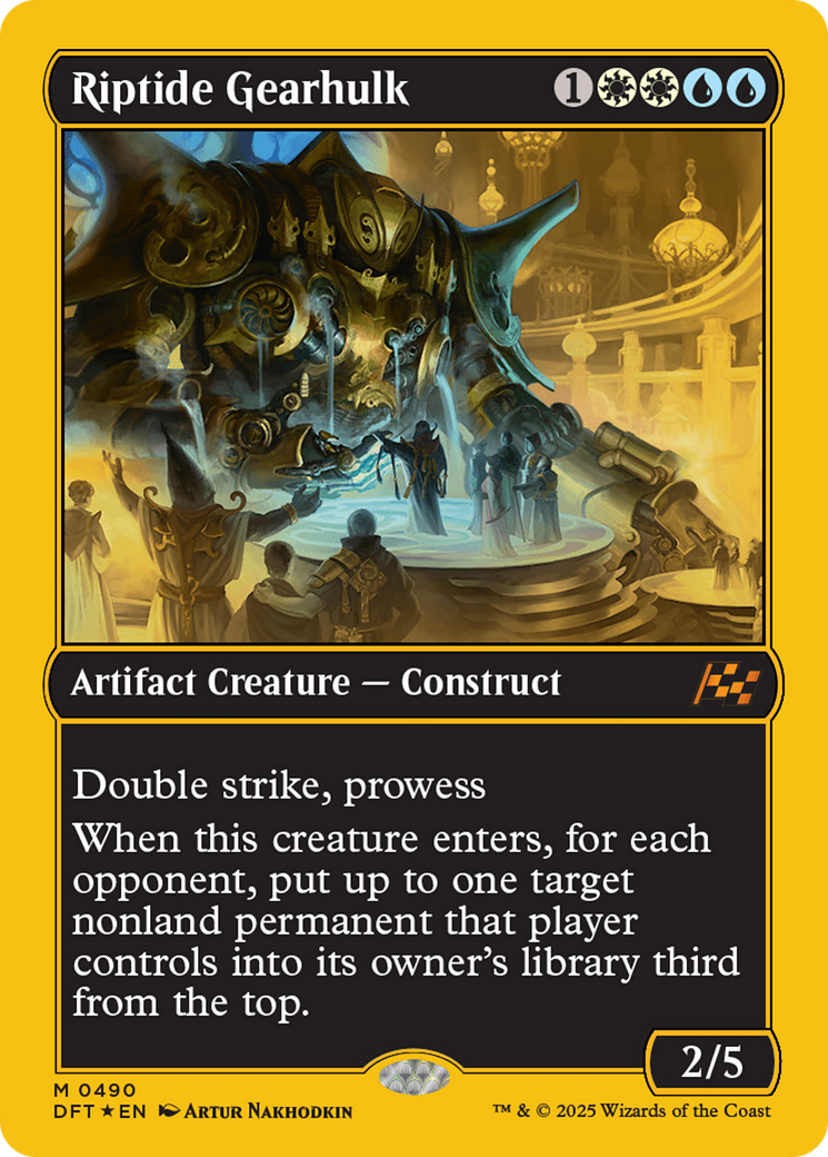 Riptide Gearhulk (First-Place Foil) [Aetherdrift] | Webway Games