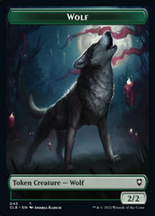 Wolf // Insect Double-Sided Token [Commander Legends: Battle for Baldur's Gate Tokens] | Webway Games