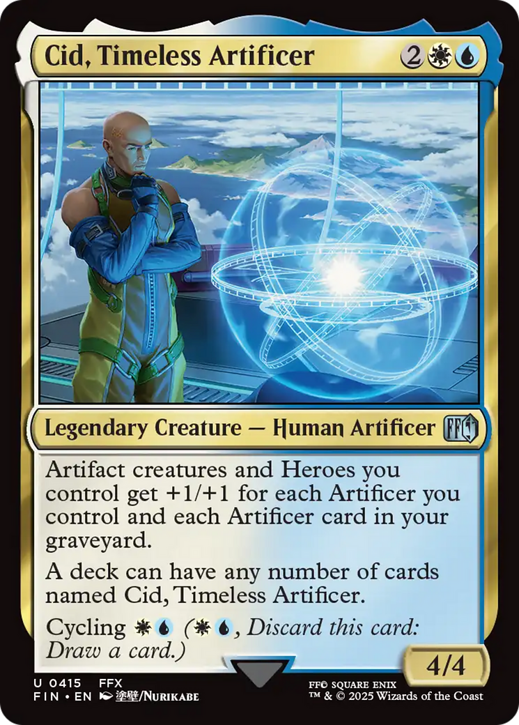 Cid, Timeless Artificer (0415) [FINAL FANTASY] | Webway Games