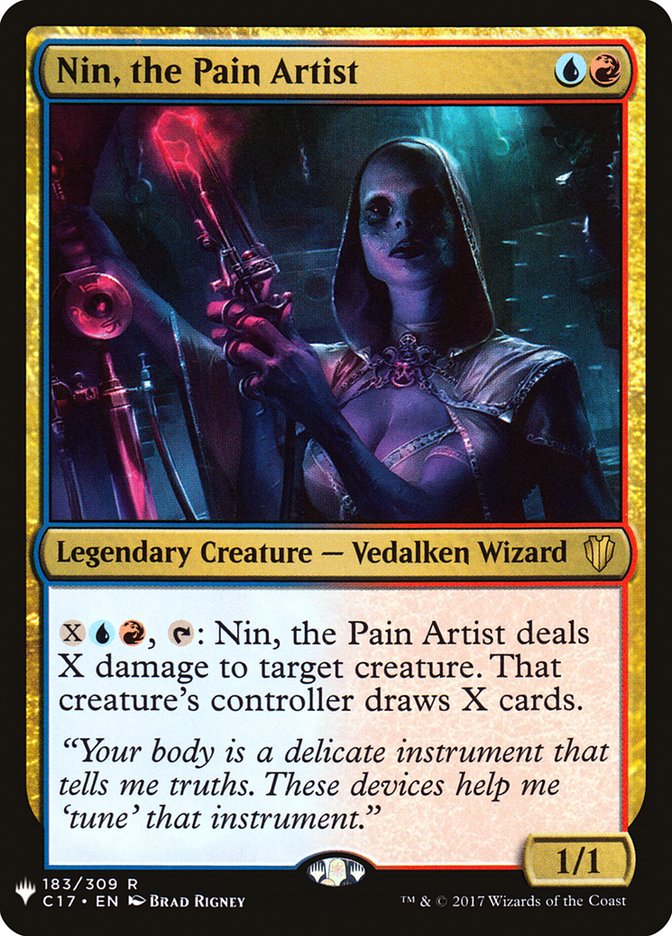 Nin, the Pain Artist [The List] | Webway Games