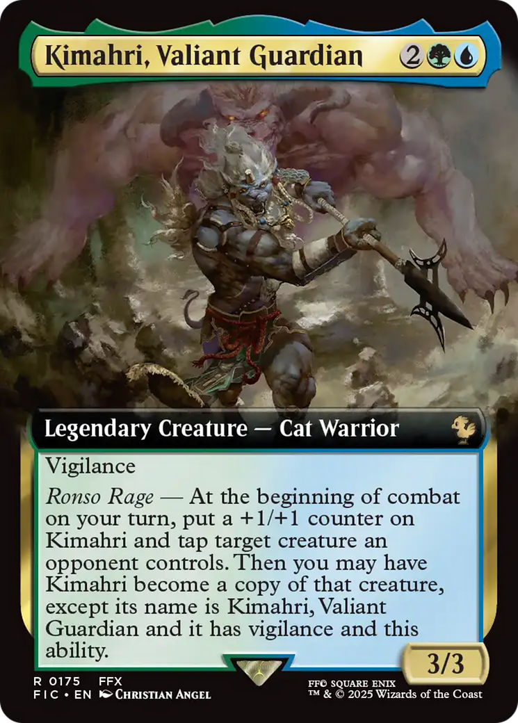 Kimahri, Valiant Guardian (Extended Art) [FINAL FANTASY Commander] | Webway Games