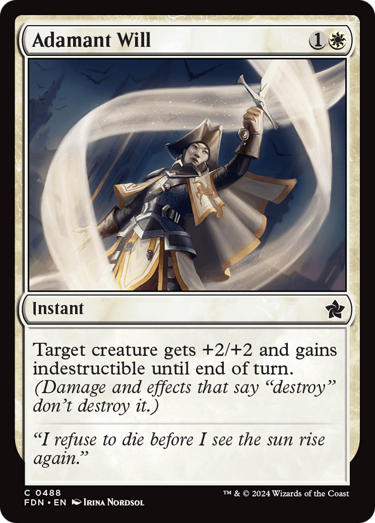 Adamant Will [Foundations] | Webway Games