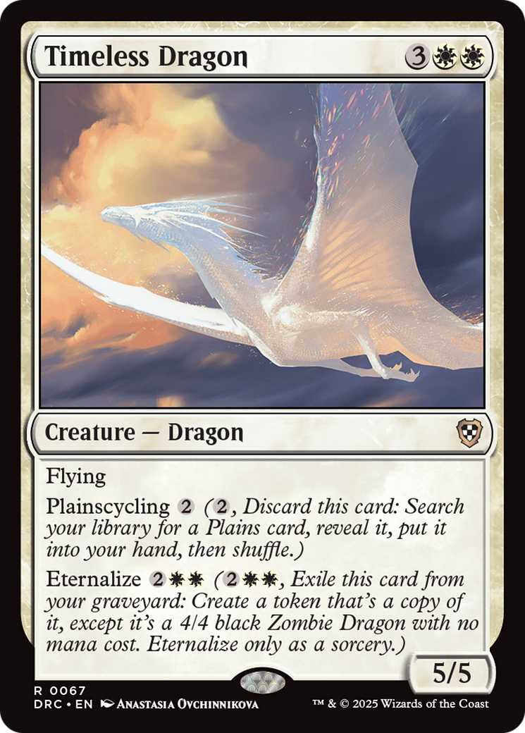 Timeless Dragon [Aetherdrift Commander] | Webway Games