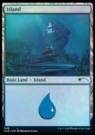 Island (Under the Sea) (548) [Secret Lair Drop Promos] | Webway Games