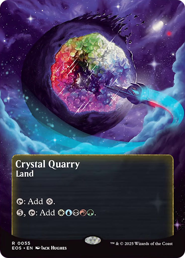 Crystal Quarry (0055) (Borderless) [Edge of Eternities: Stellar Sights] | Webway Games