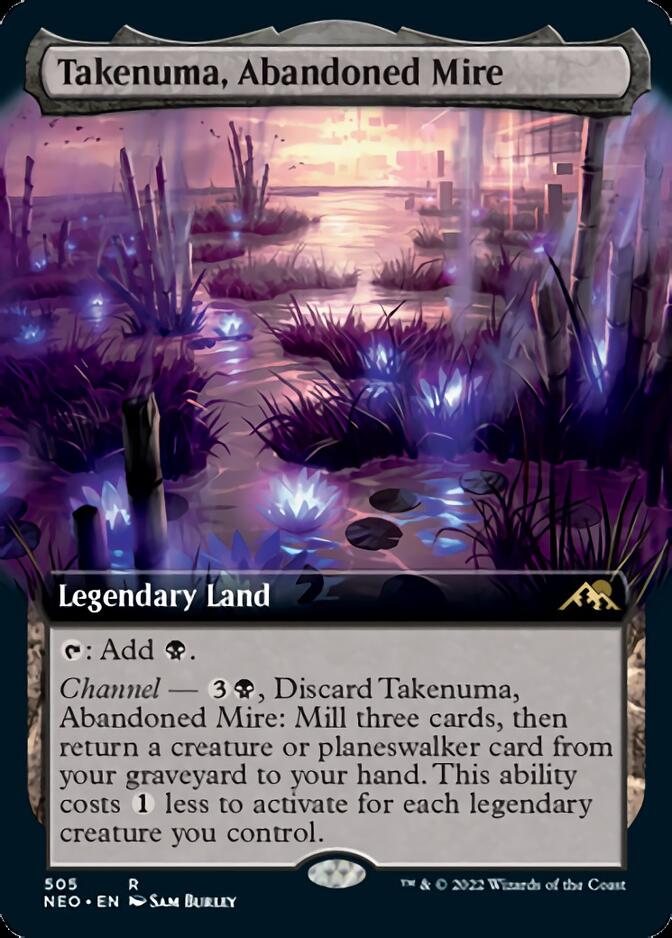 Takenuma, Abandoned Mire (Extended Art) [Kamigawa: Neon Dynasty] | Webway Games