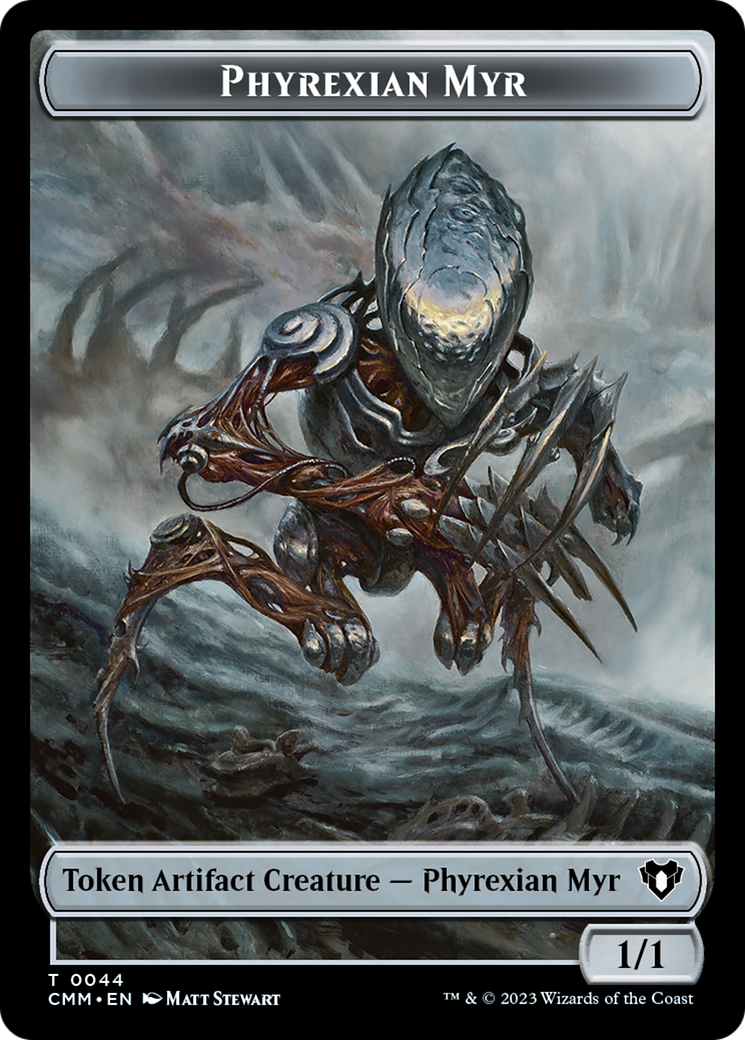 Phyrexian Myr Token [Commander Masters Tokens] | Webway Games