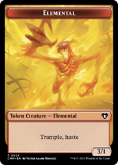 Elemental (0026) // Kor Soldier Double-Sided Token [Commander Masters Tokens] | Webway Games