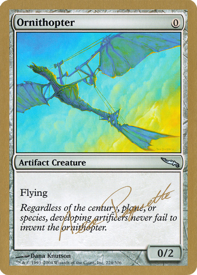 Ornithopter (Aeo Paquette) [World Championship Decks 2004] | Webway Games