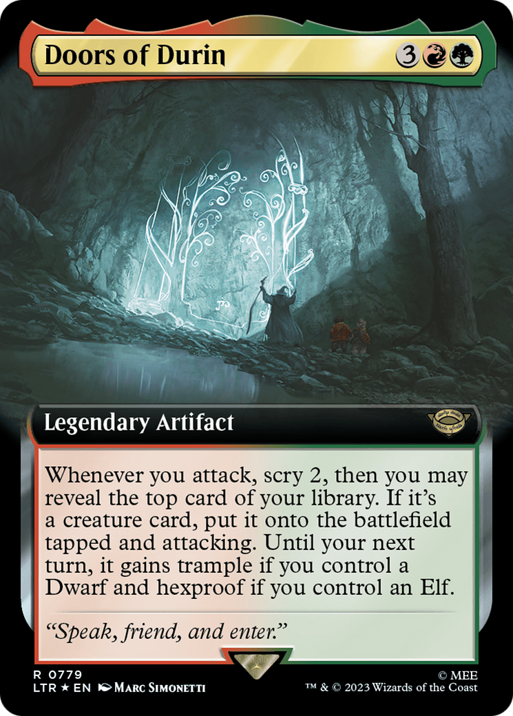 Doors of Durin (Extended Art) (Surge Foil) [The Lord of the Rings: Tales of Middle-Earth] | Webway Games