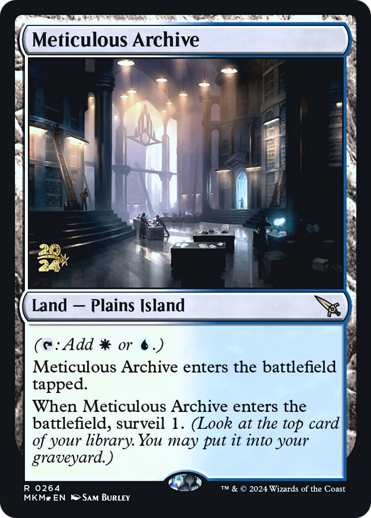 Meticulous Archive [Murders at Karlov Manor Prerelease Promos] | Webway Games