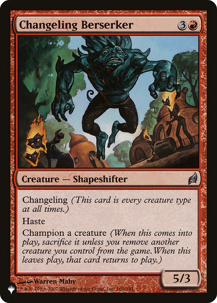 Changeling Berserker [The List] | Webway Games