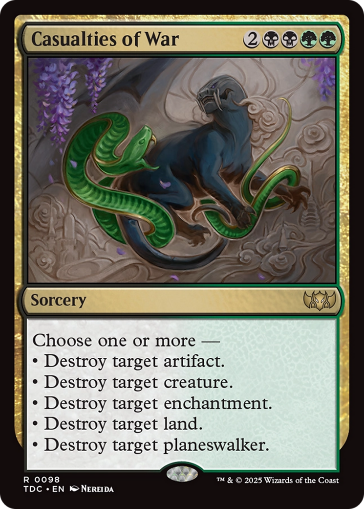 Casualties of War [Tarkir: Dragonstorm Commander] | Webway Games