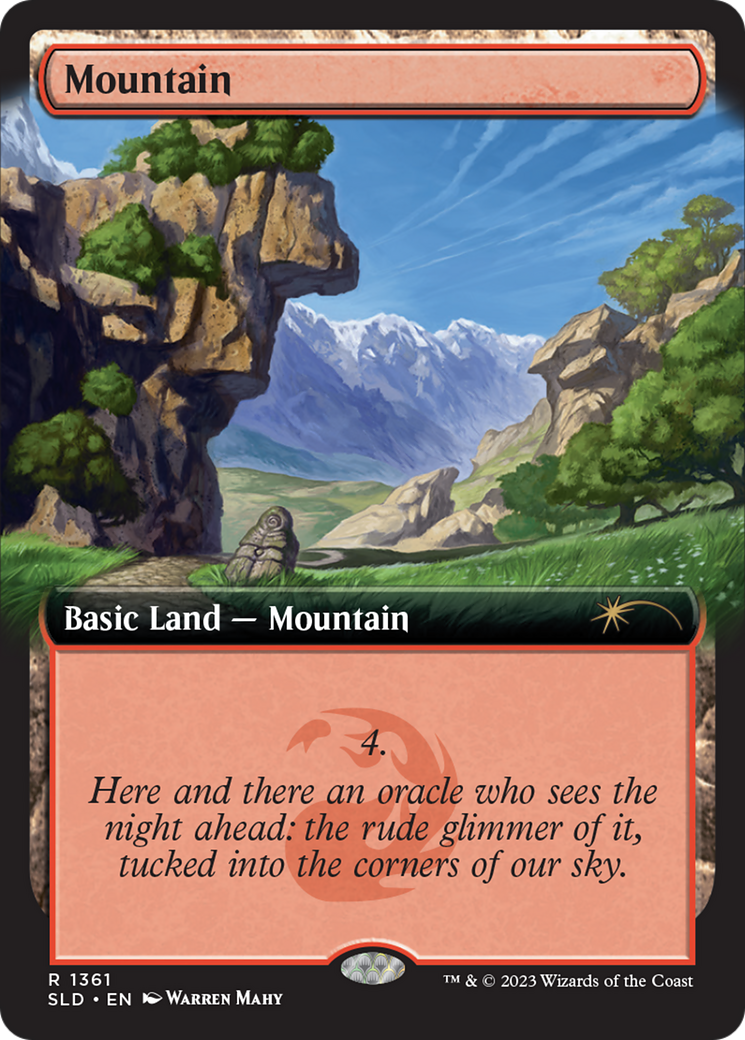 Mountain (1361) [Secret Lair Drop Series] | Webway Games