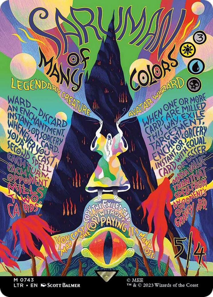Saruman of Many Colors (Borderless Poster) [The Lord of the Rings: Tales of Middle-Earth] | Webway Games
