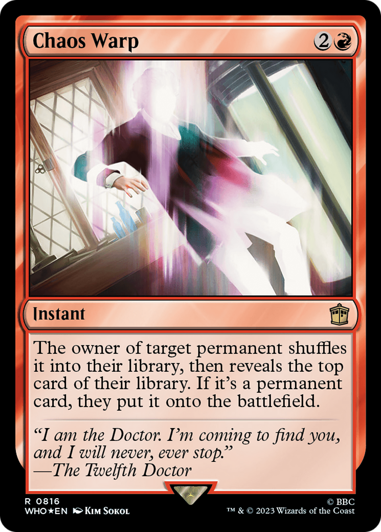 Chaos Warp (Surge Foil) [Doctor Who] | Webway Games
