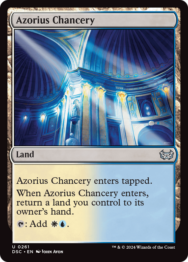 Azorius Chancery [Duskmourn: House of Horror Commander] | Webway Games