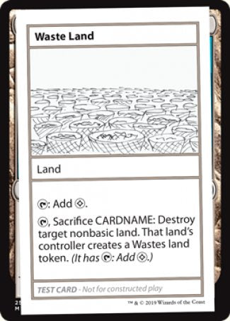 Waste Land (2021 Edition) [Mystery Booster Playtest Cards] | Webway Games