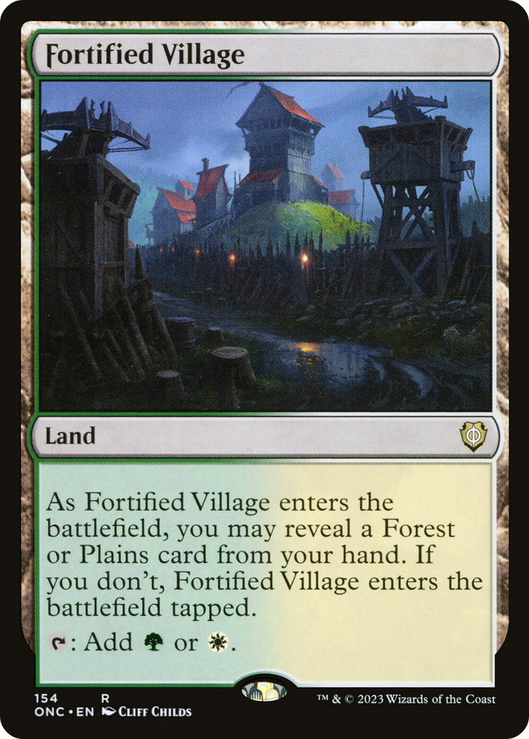 Fortified Village [Phyrexia: All Will Be One Commander] | Webway Games
