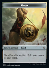 Gold // Dragon Double-Sided Token [Commander Legends: Battle for Baldur's Gate Tokens] | Webway Games