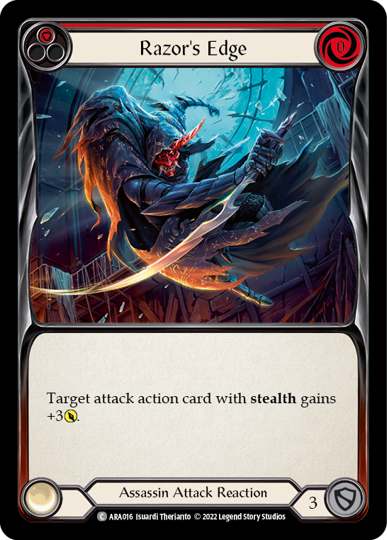 Razor's Edge (Red) [ARA016] (Outsiders Arakni Blitz Deck) | Webway Games