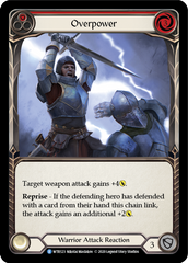 Overpower (Red) [U-WTR123] (Welcome to Rathe Unlimited)  Unlimited Normal | Webway Games
