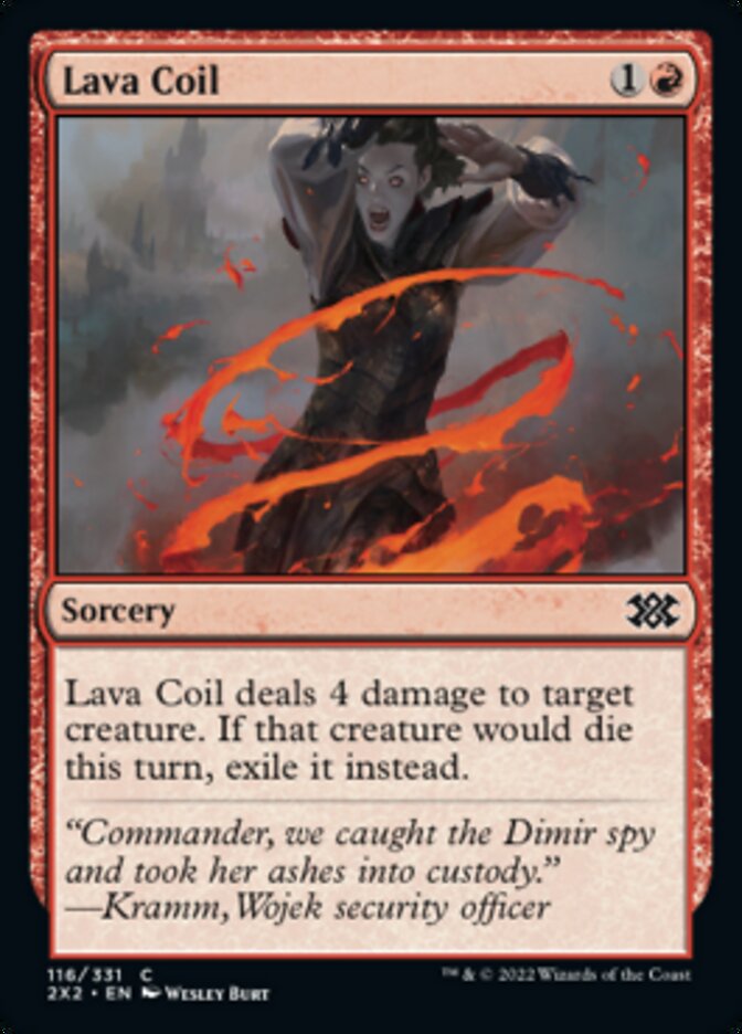 Lava Coil [Double Masters 2022] | Webway Games