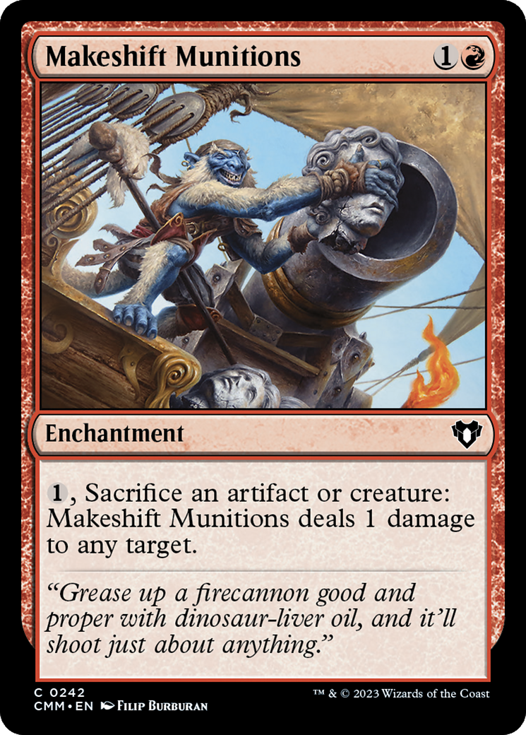 Makeshift Munitions [Commander Masters] | Webway Games