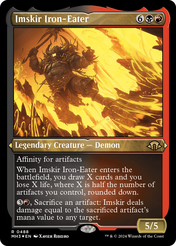 Imskir Iron-Eater (Foil Etched) [Modern Horizons 3] | Webway Games