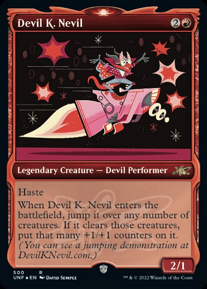 Devil K. Nevil (Showcase) (Galaxy Foil) [Unfinity] | Webway Games