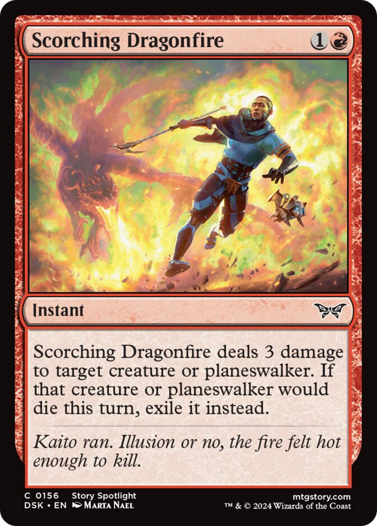 Scorching Dragonfire [Duskmourn: House of Horror] | Webway Games
