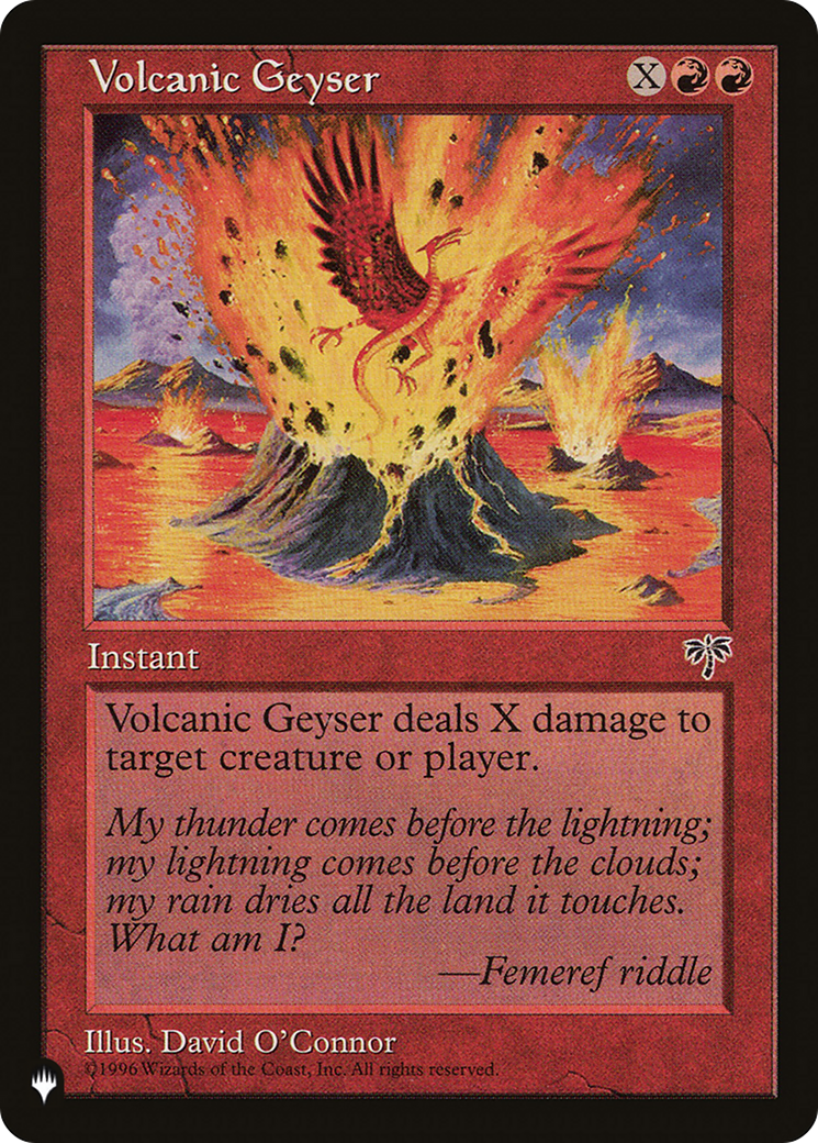 Volcanic Geyser [The List] | Webway Games