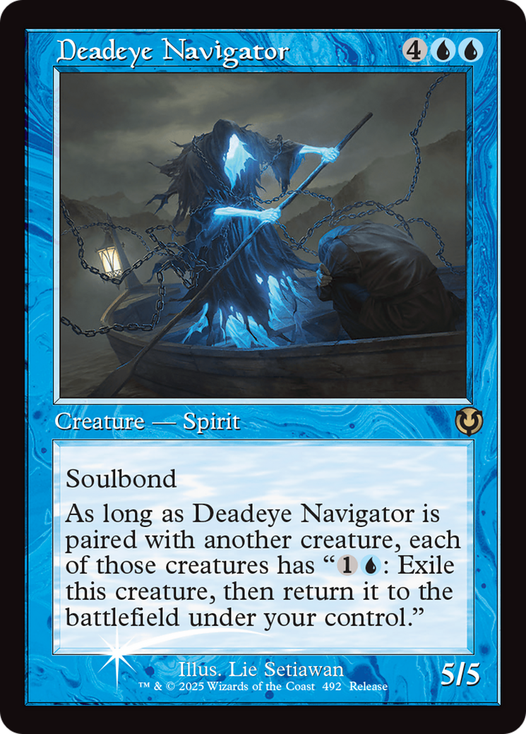 Deadeye Navigator (Retro Frame) [Innistrad Remastered Promos] | Webway Games