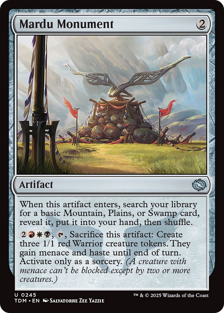 Mardu Monument [Tarkir: Dragonstorm] | Webway Games