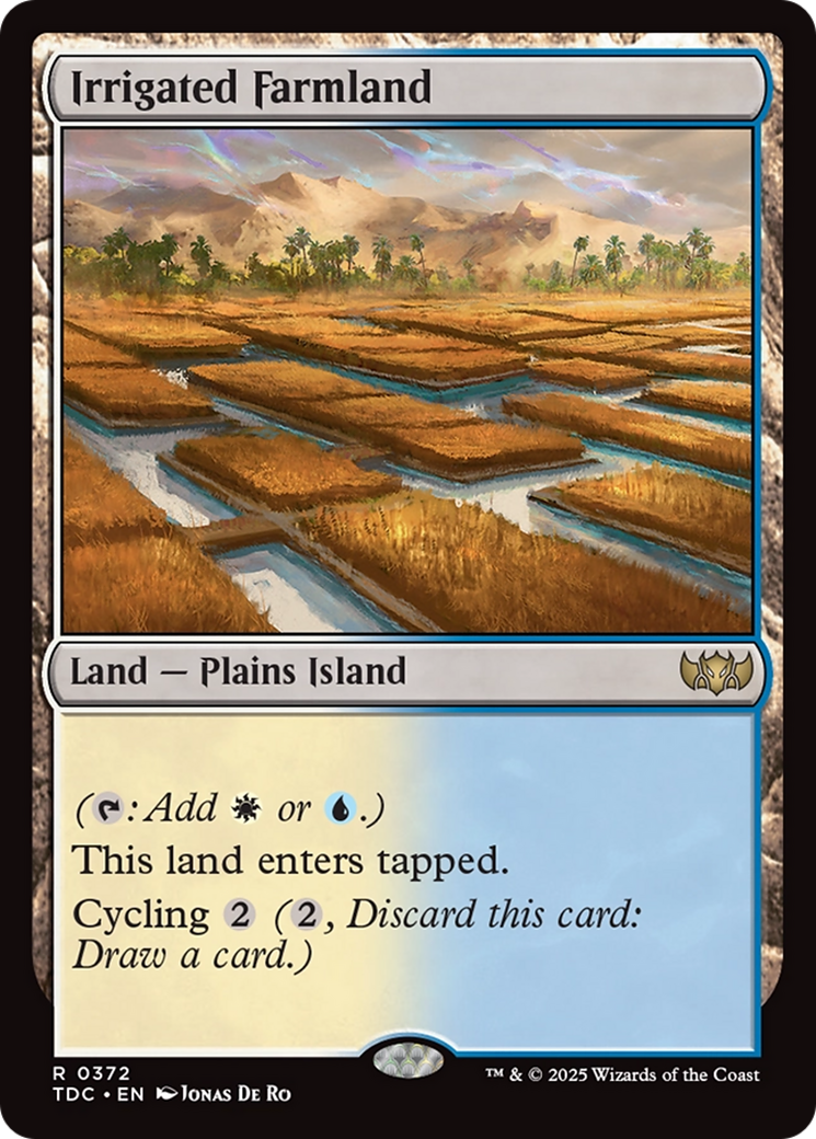 Irrigated Farmland [Tarkir: Dragonstorm Commander] | Webway Games