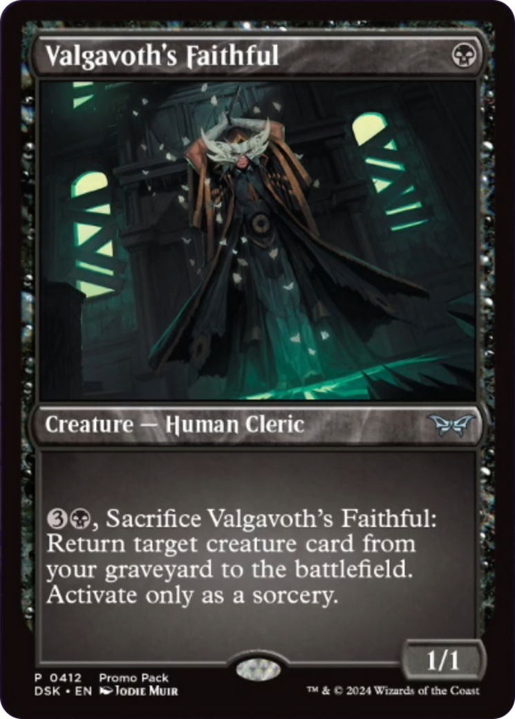 Valgavoth's Faithful (Promo Pack) [Duskmourn: House of Horror Promos] | Webway Games