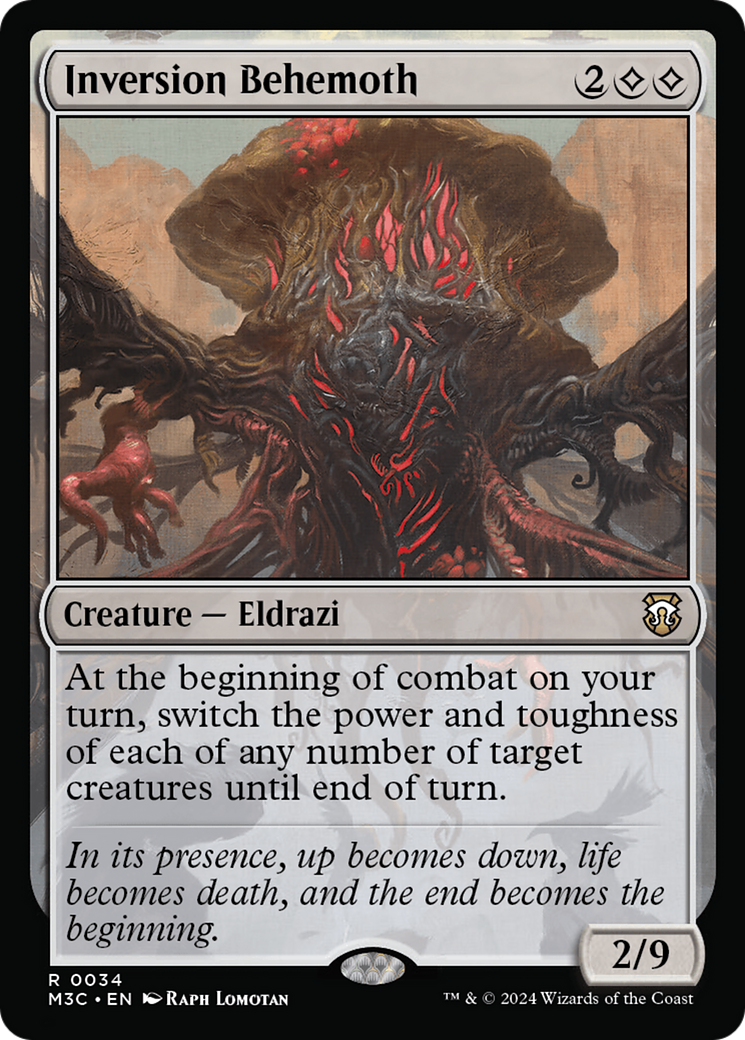 Inversion Behemoth [Modern Horizons 3 Commander] | Webway Games