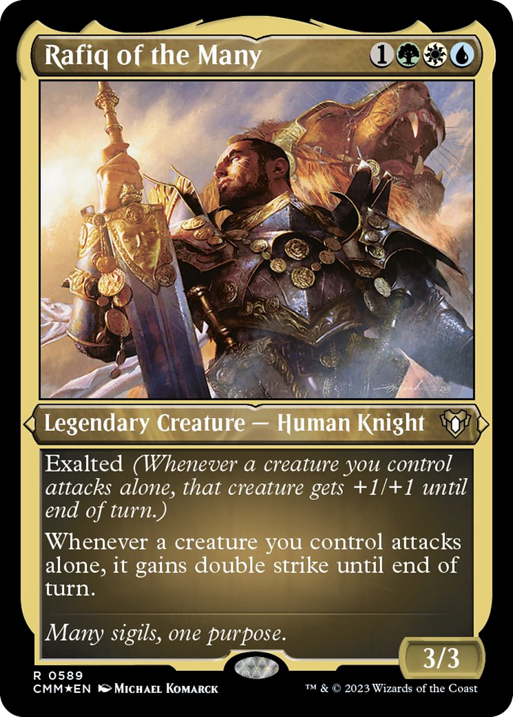 Rafiq of the Many (Foil Etched) [Commander Masters] | Webway Games